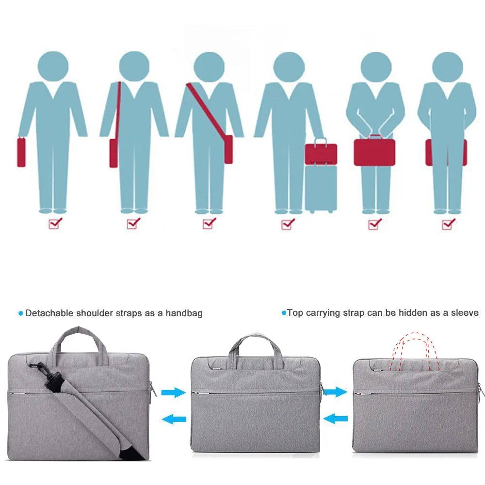 11-11.6 inch Laptop Shoulder Bag Sleeve Chromebook Case