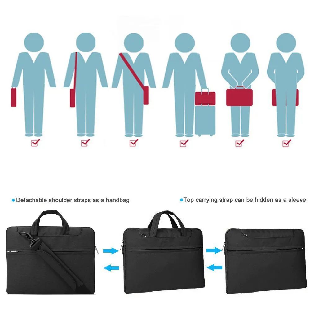 11-11.6 inch Laptop Shoulder Bag Sleeve Chromebook Case