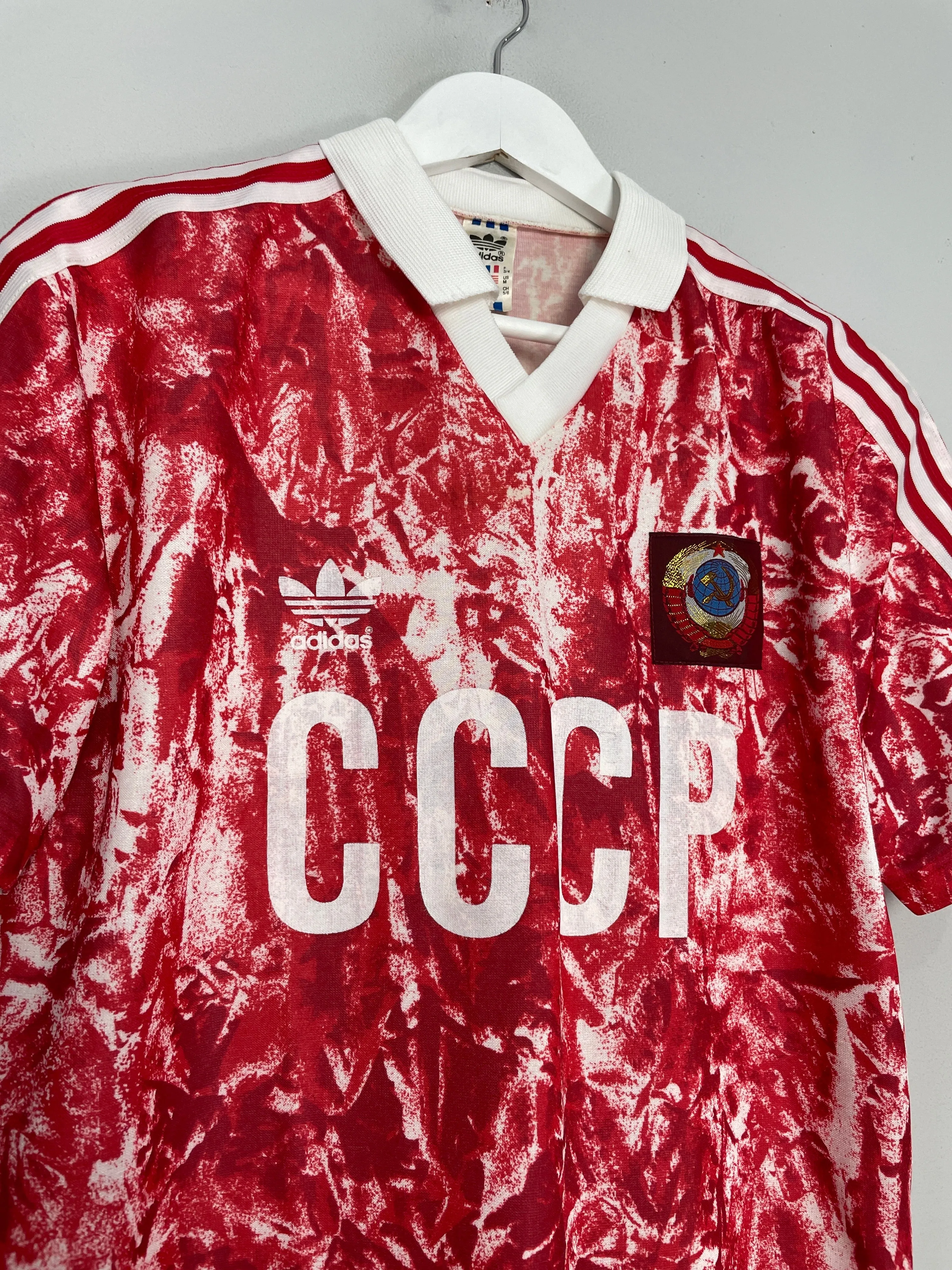 1989/91 SOVIET UNION HOME SHIRT (M) ADIDAS