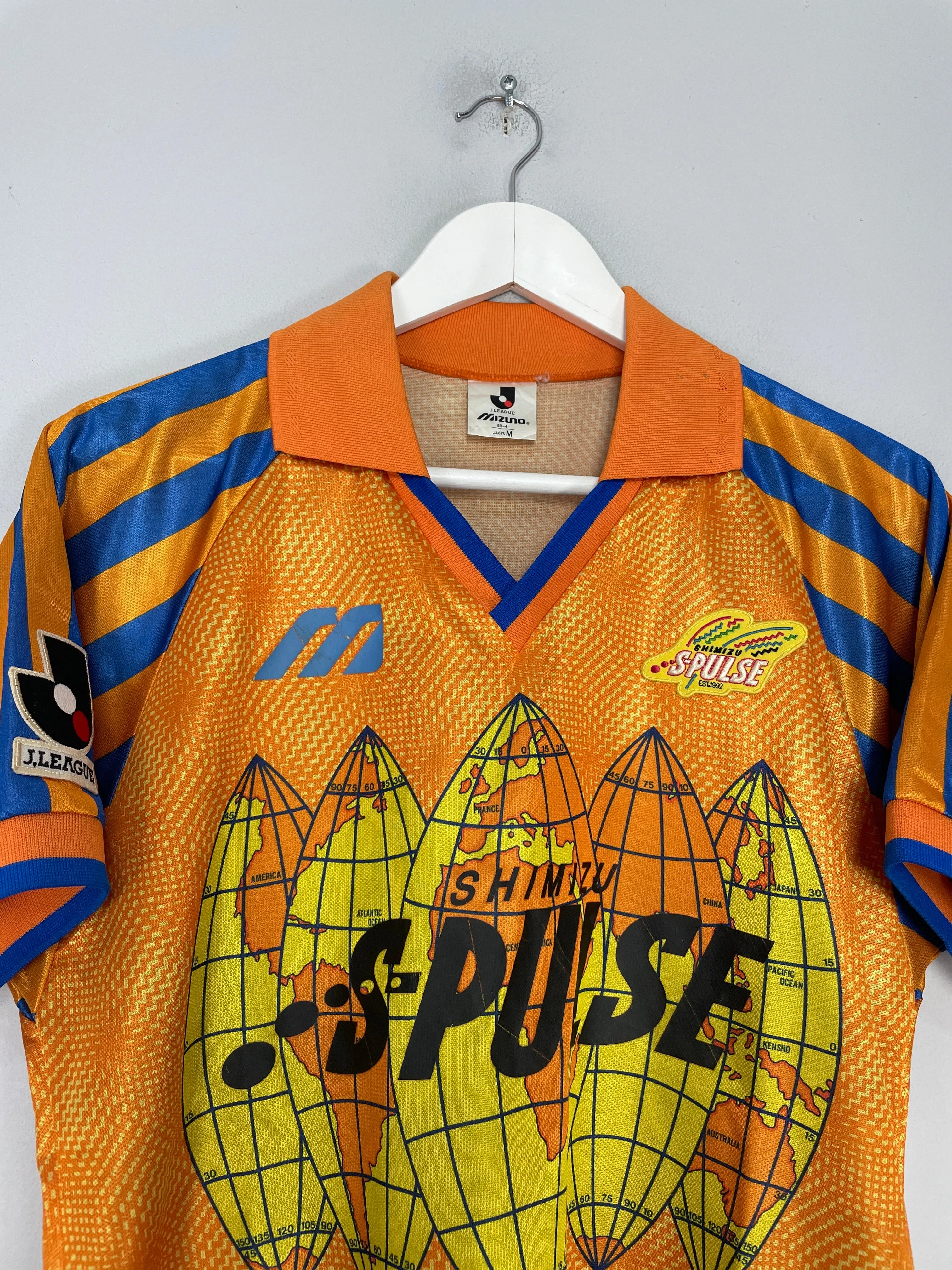 1993/94 SHIMIZU S-PULSE HOME SHIRT (S) MIZUNO