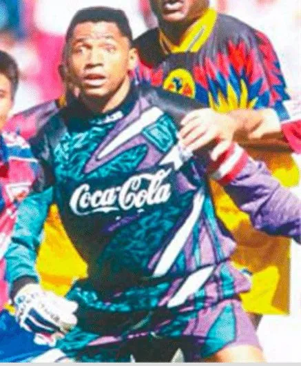 1995/96 CLUB AMERICA #1 GK SHIRT (M) ADIDAS
