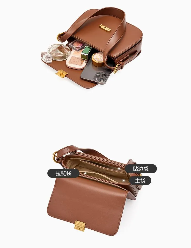2024 new summer fashion underarm crossbody bag 2126 apricot