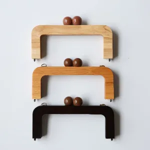 20cm ( 8") Retro Purse Frame Wood Handle Purse Frame With Screws Pick Color