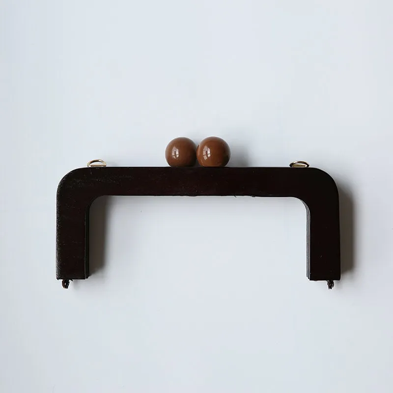 20cm ( 8") Retro Purse Frame Wood Handle Purse Frame With Screws Pick Color