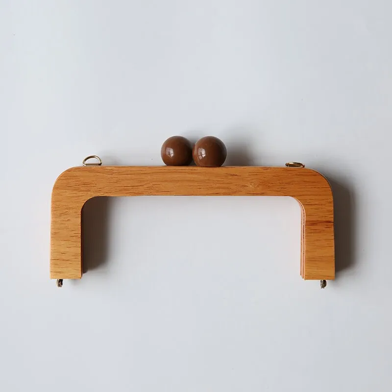 20cm ( 8") Retro Purse Frame Wood Handle Purse Frame With Screws Pick Color