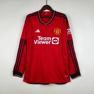 23/24 Long sleeve M-U home S-XXL