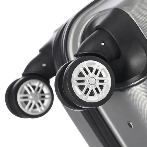3-in-1 Multifunctional Large Capacity Traveling Storage Suitcase Silver Gray