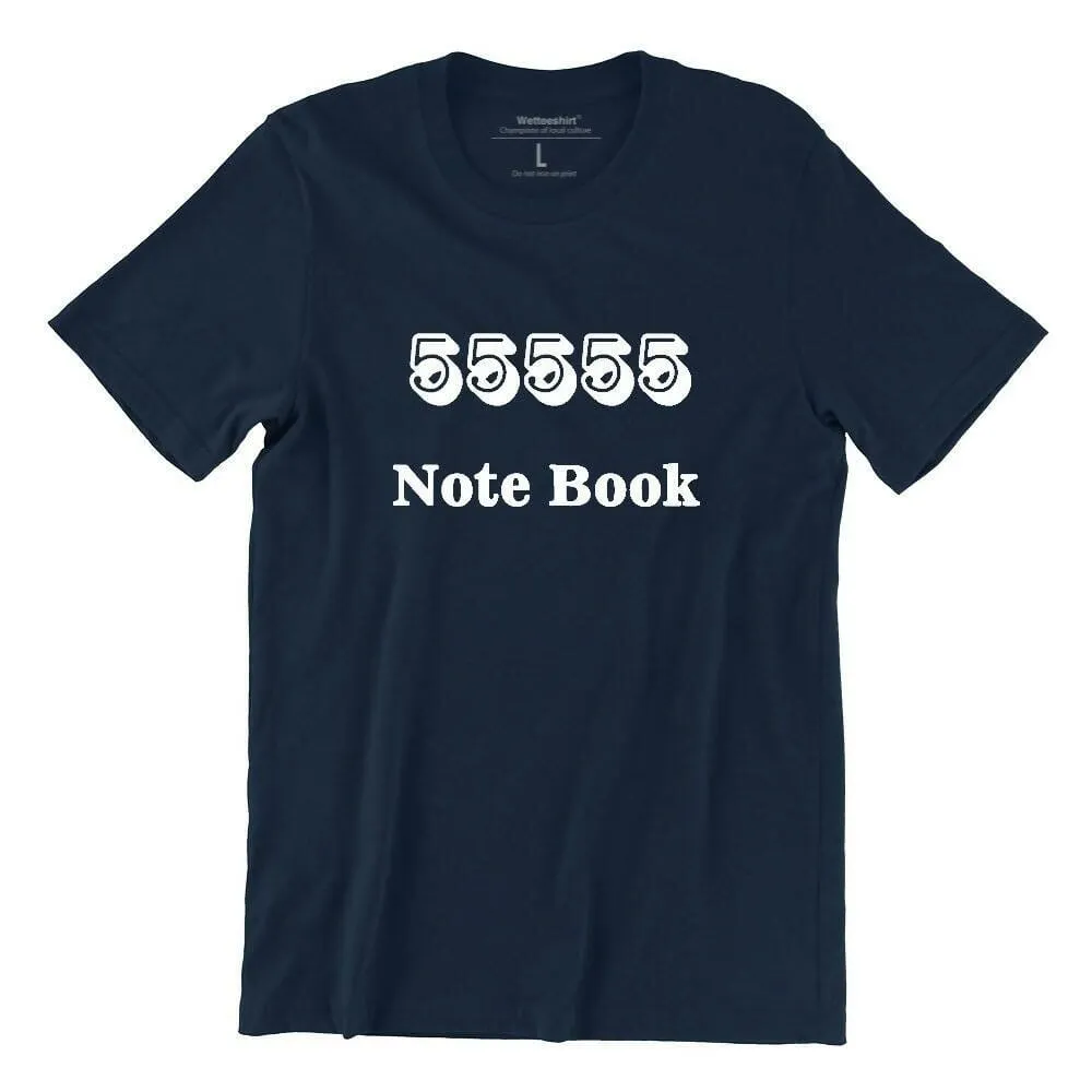 55555 Notebook Crew Neck S-Sleeve T-shirt