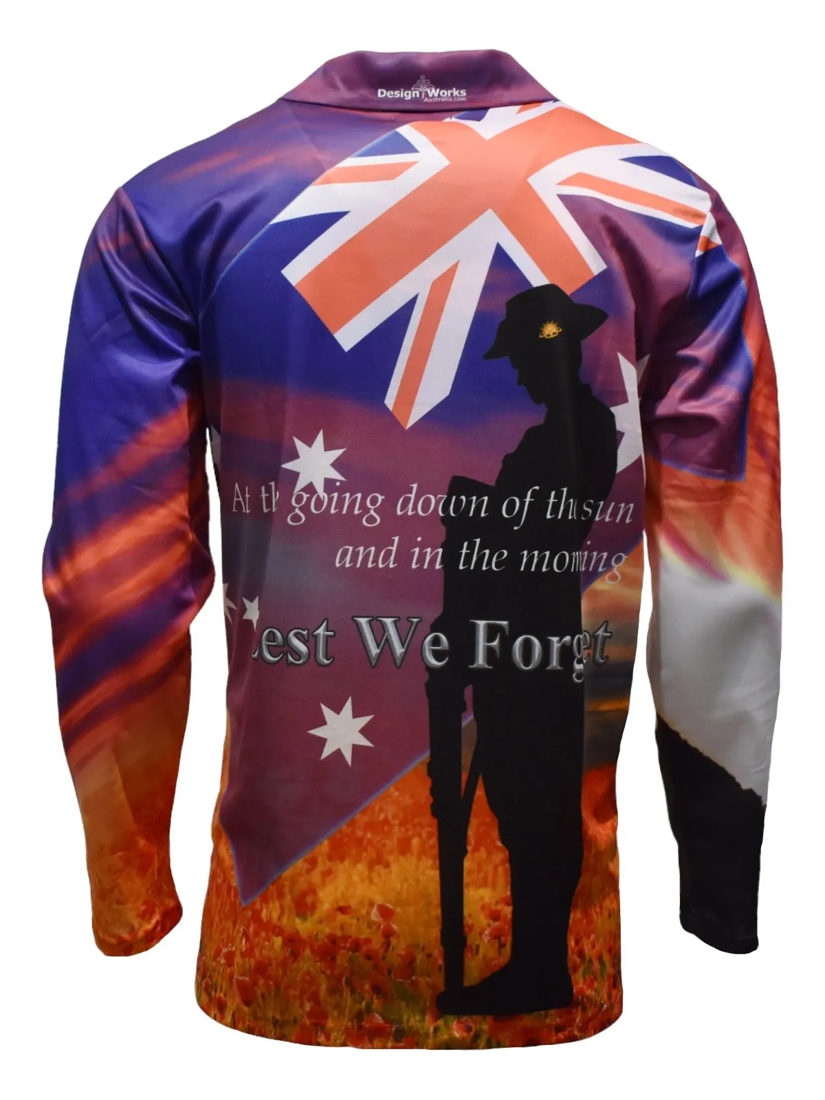 Adult Long Sleeve - Remembrance Anzac Plus Size