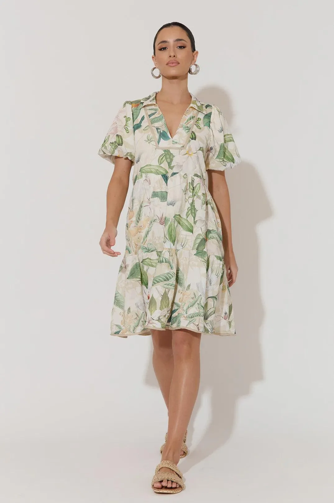 AJD1625 LEONA ADELAIDE PRINT DRESS