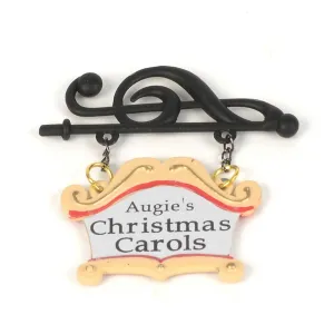 Augie's Christmas Carols Sign