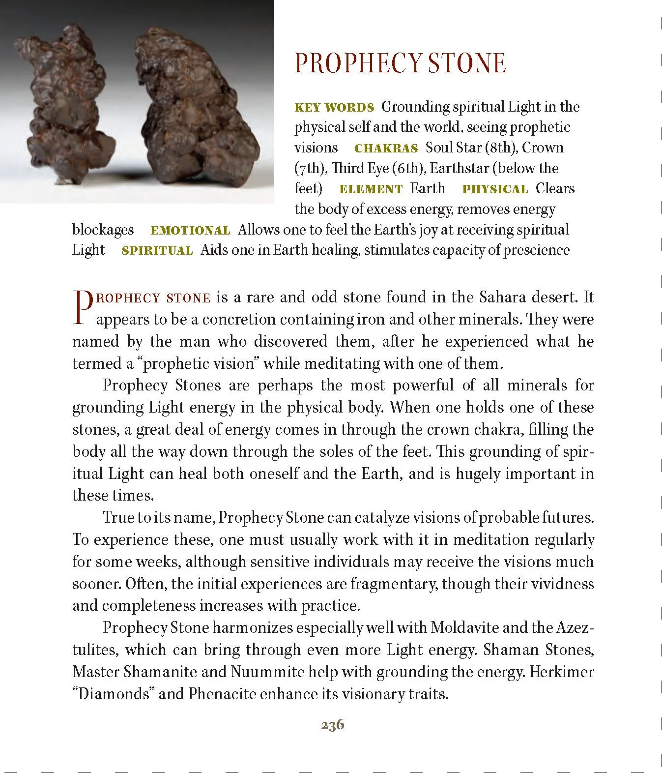 Azozeo Prophecy Stone Crystal Rare & Incredible