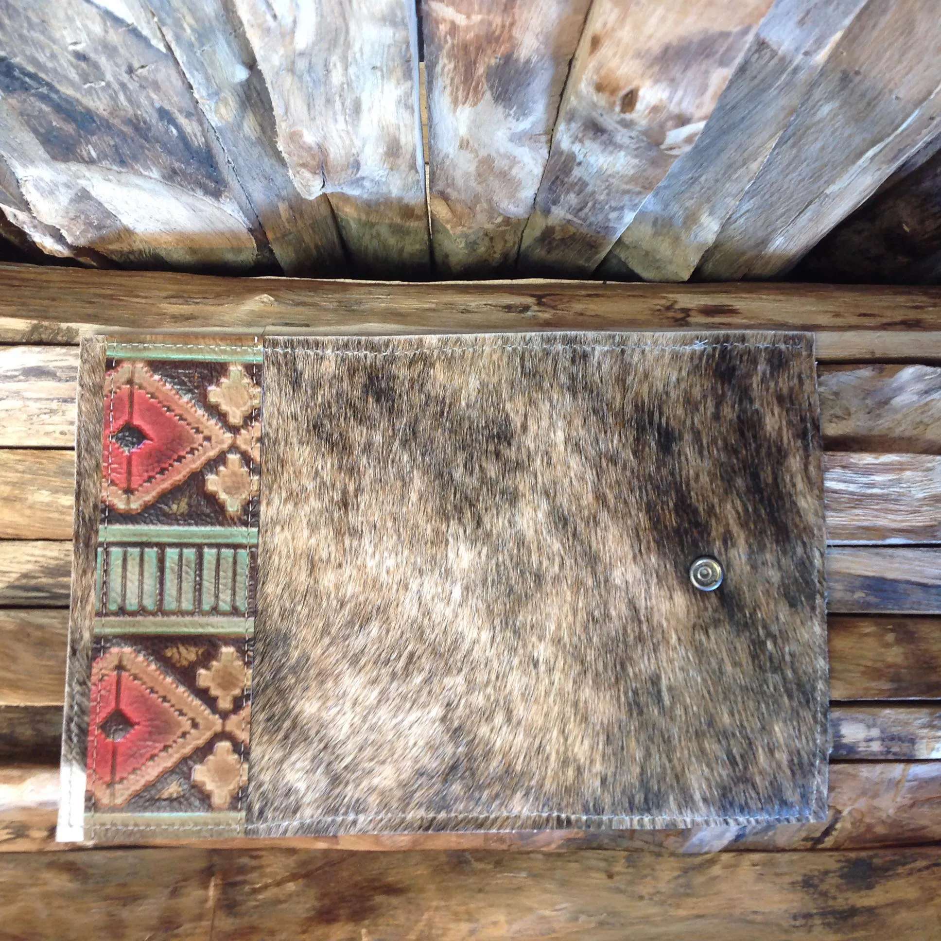 Bandit Wallet with Embossed Leather  #1310