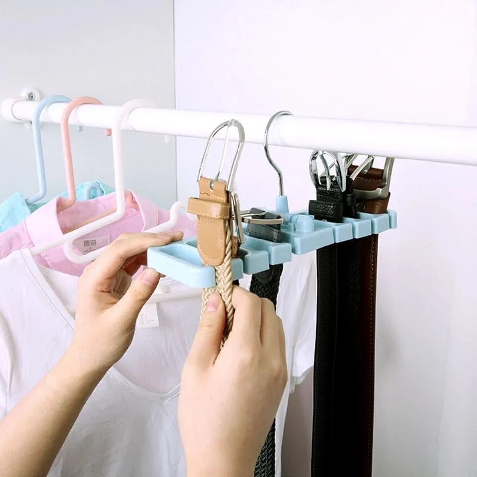 Belt Hanger, 8 Hole Hanger, Multifunctional Hanger, Space Saving Plastic Hanger
