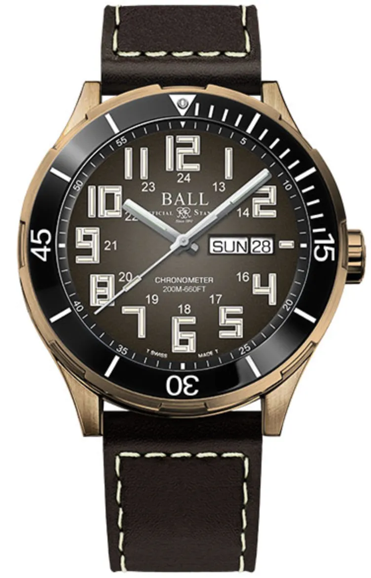 BL Watch Company Roadmaster StarLight Bronze Day Date