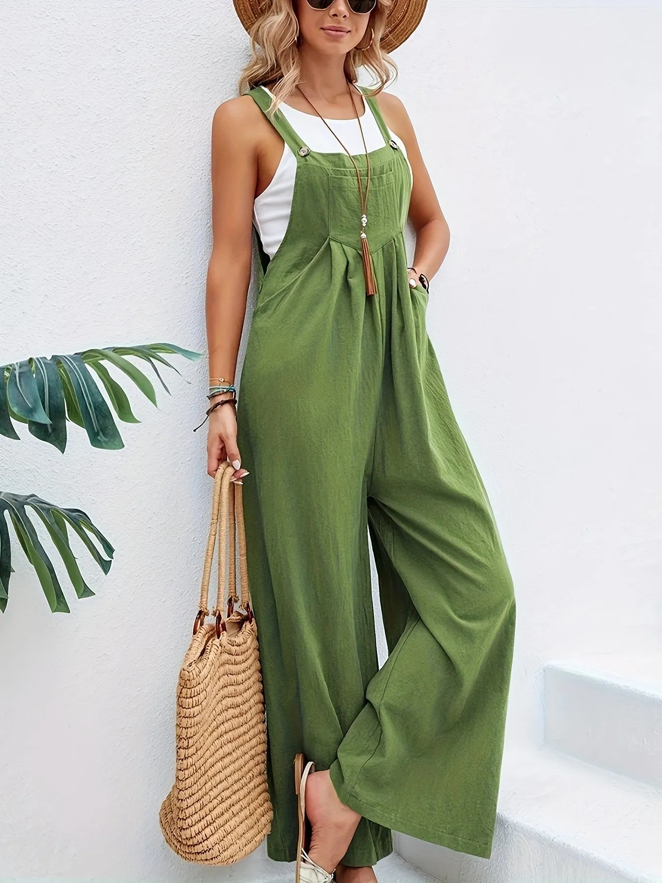 Boho Chic Sleeveless Jumpsuit