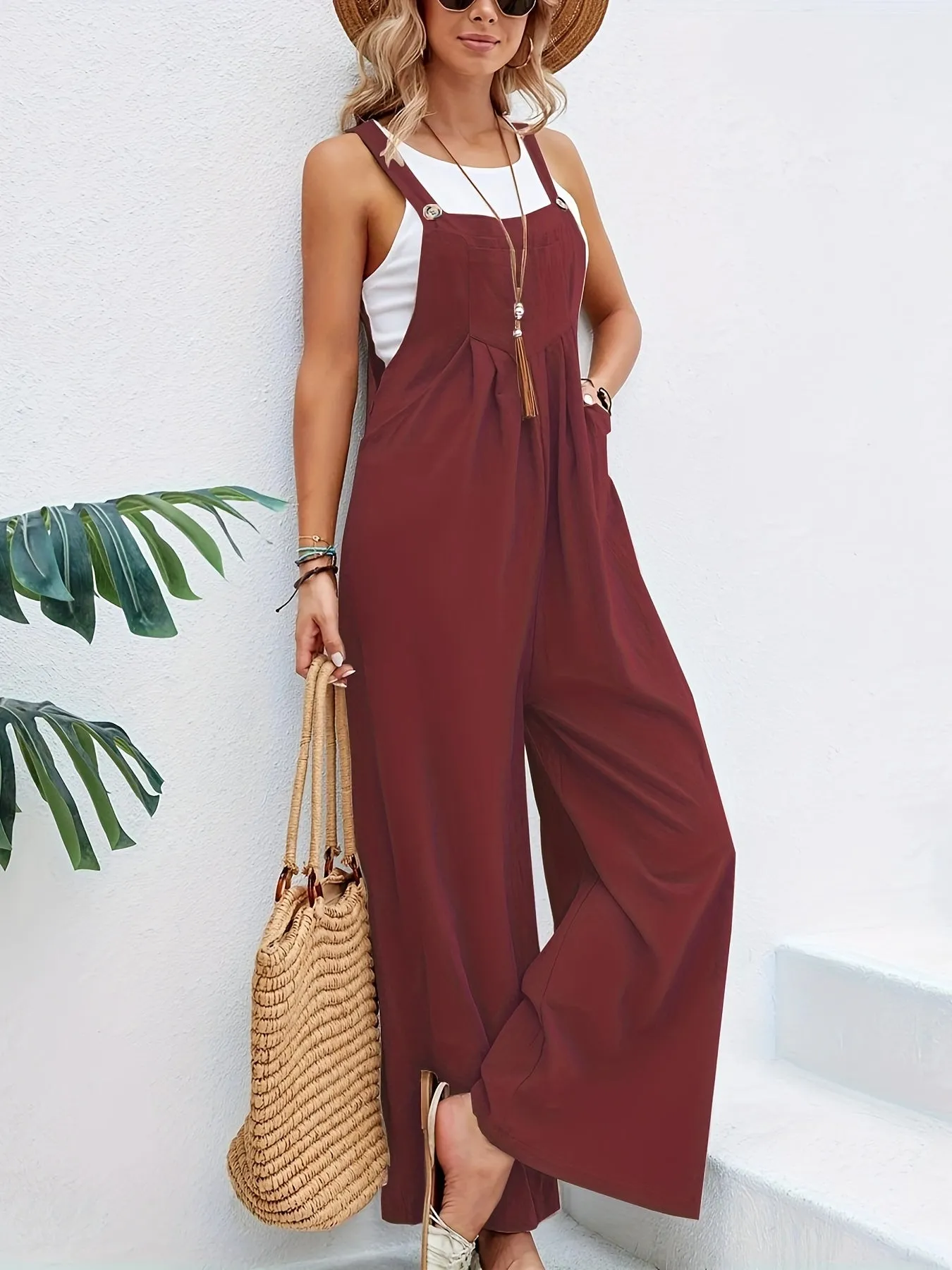 Boho Chic Sleeveless Jumpsuit