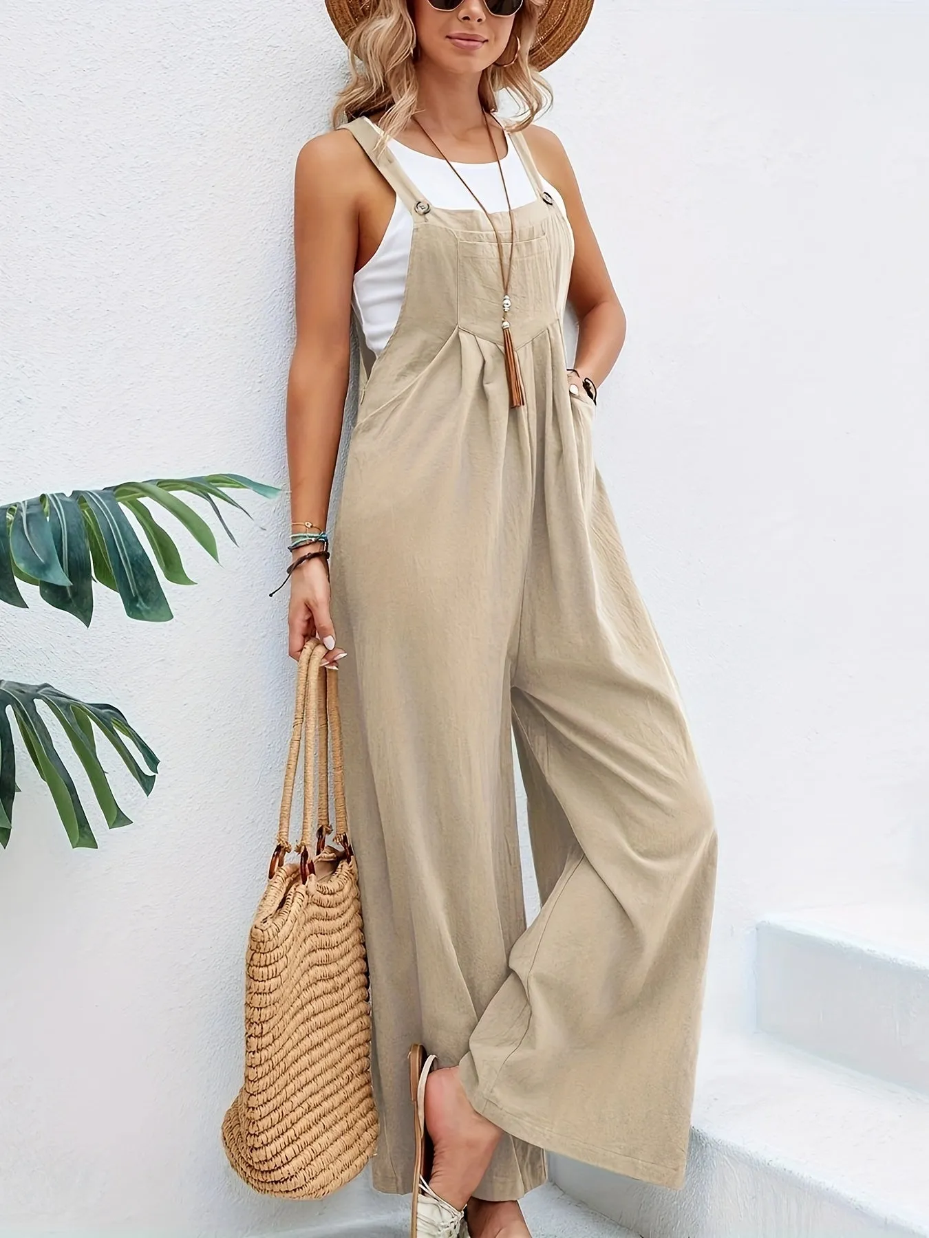 Boho Chic Sleeveless Jumpsuit