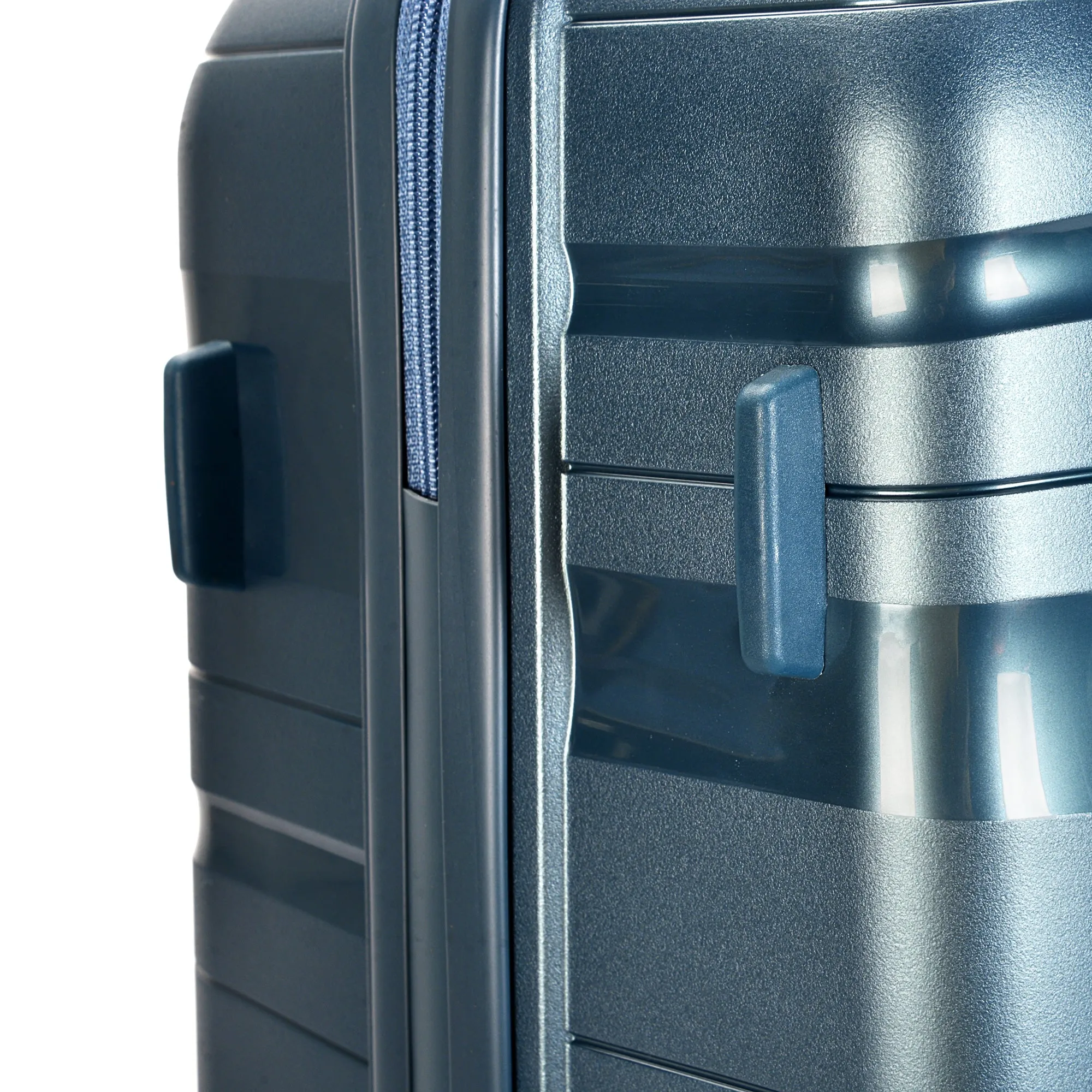 BONTOUR "Flow" 4-wheel suitcase 76x51x31 cm with TSA lock, size L, Ice blue