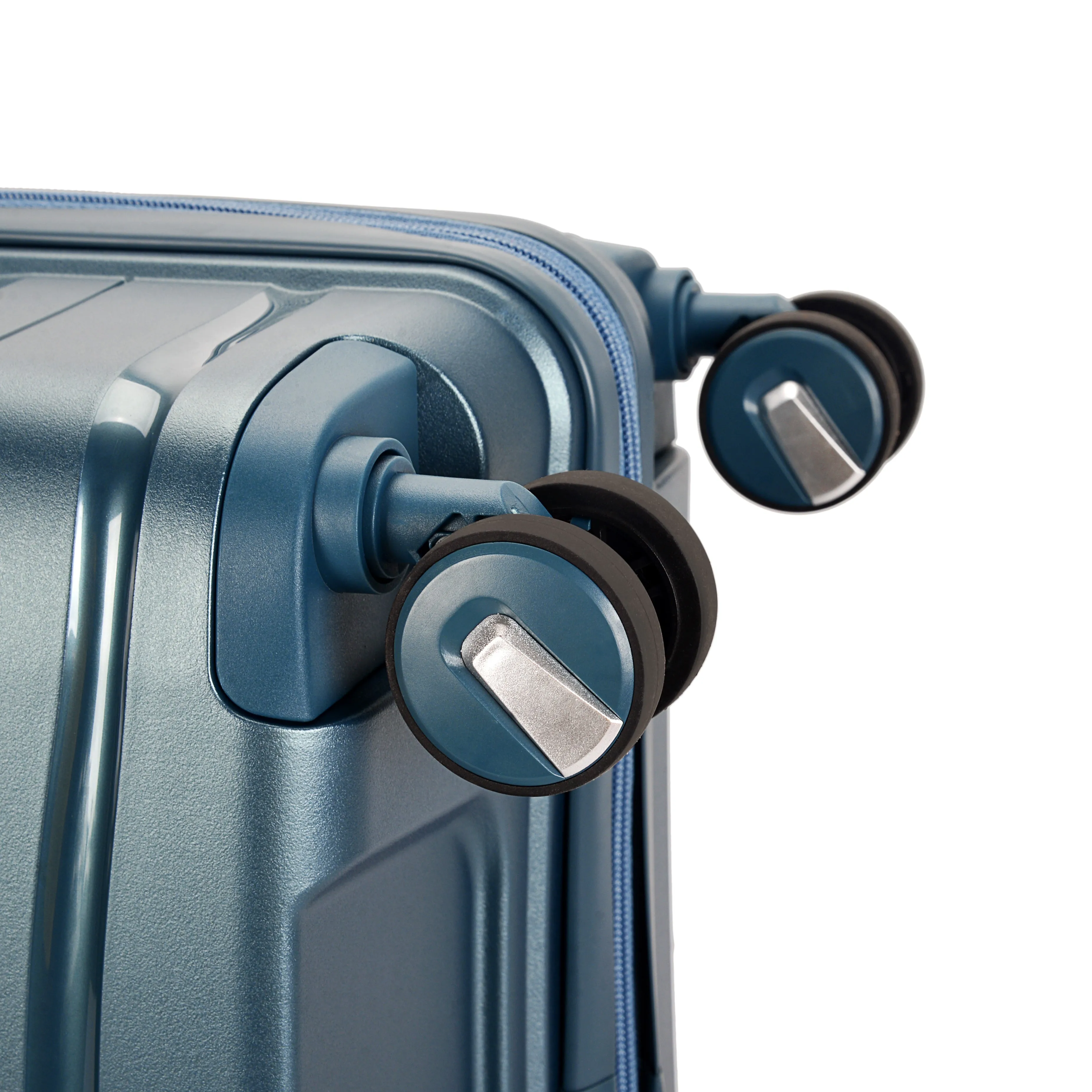 BONTOUR "Flow" 4-wheel suitcase 76x51x31 cm with TSA lock, size L, Ice blue