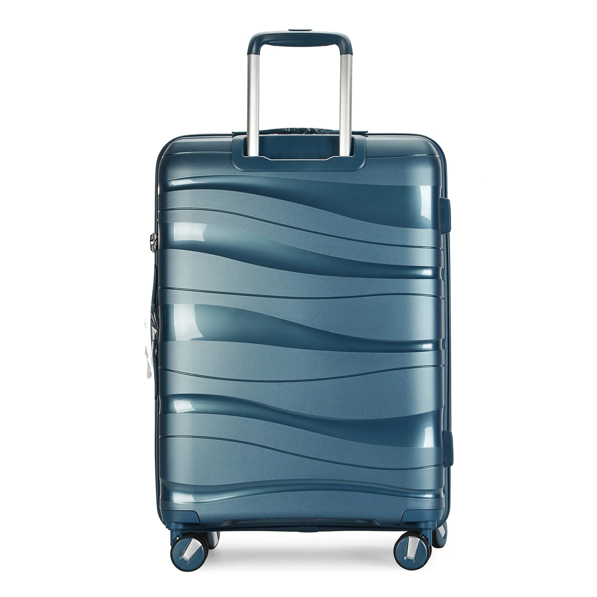BONTOUR "Flow" 4-wheel suitcase 76x51x31 cm with TSA lock, size L, Ice blue