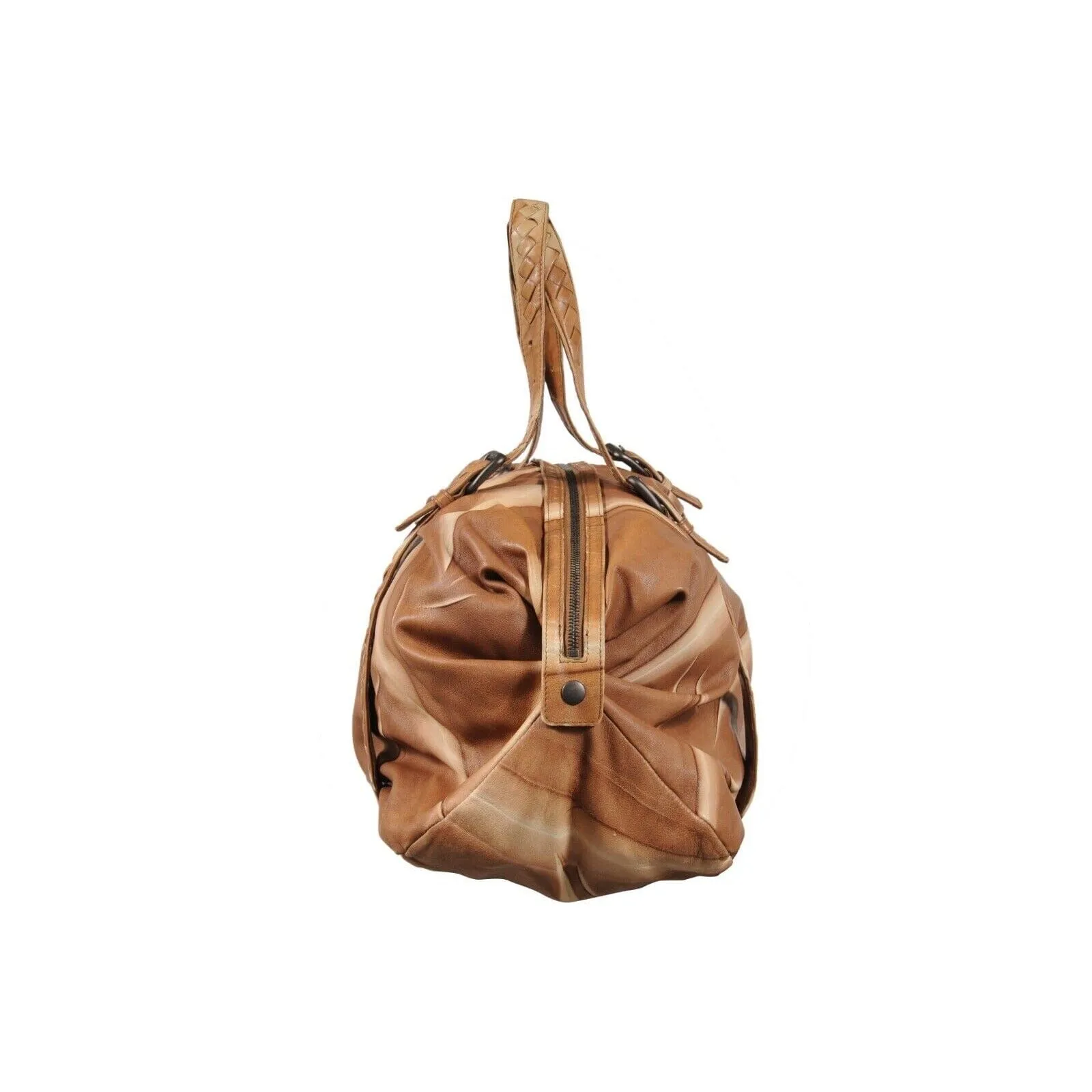 Bottega Veneta Womens Hobo Shoulder Intrecciato Light Brown Tan Leather Bag