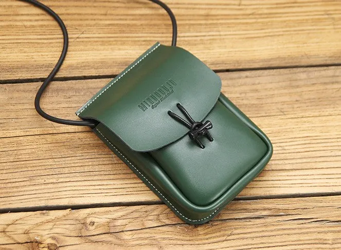 Brown Leather Phone Crossbody Bag Womens Cell Phone Crossbody Bag Crossbody Bag Small Leather