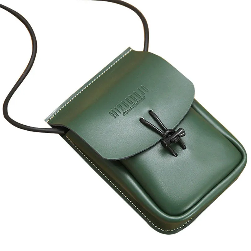 Brown Leather Phone Crossbody Bag Womens Cell Phone Crossbody Bag Crossbody Bag Small Leather
