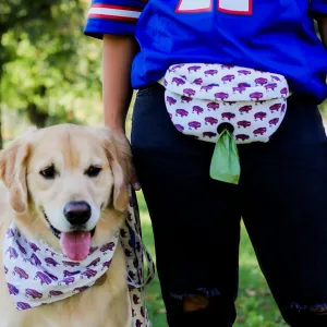 Buffalo Fanny Pack with Poop Bag Dispenser