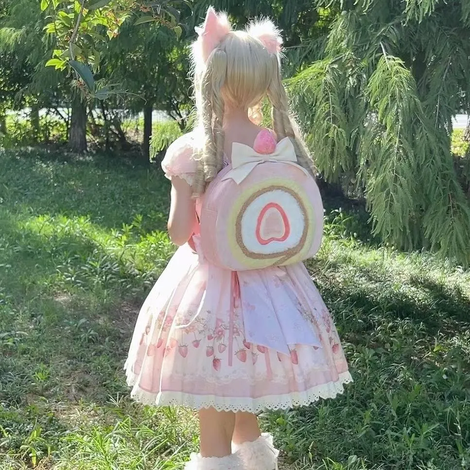 Cake Bow Backpack Crossbody Bag K19286