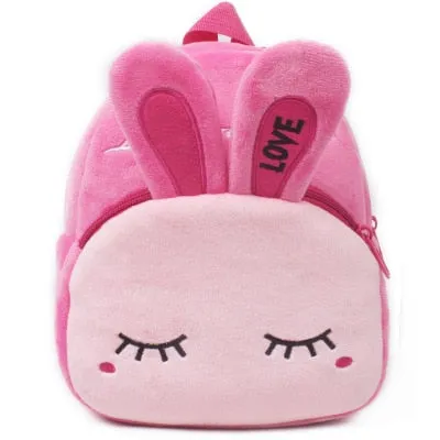Cartoon Kids Plush Backpacks Mini schoolbag Mickey Plush Backpack Children School Bags Girls Boys Backpack