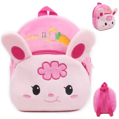 Cartoon Kids Plush Backpacks Mini schoolbag Mickey Plush Backpack Children School Bags Girls Boys Backpack