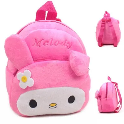 Cartoon Kids Plush Backpacks Mini schoolbag Mickey Plush Backpack Children School Bags Girls Boys Backpack