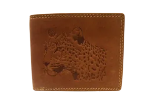 Cheetah Head Wallet