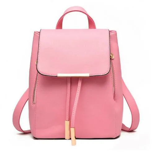 Chic Leather Backpack