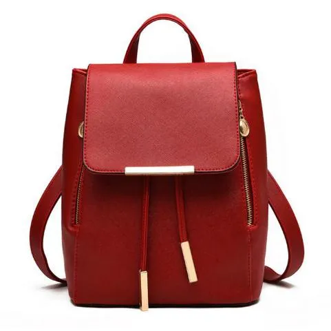 Chic Leather Backpack