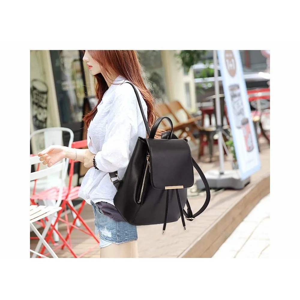Chic Leather Backpack