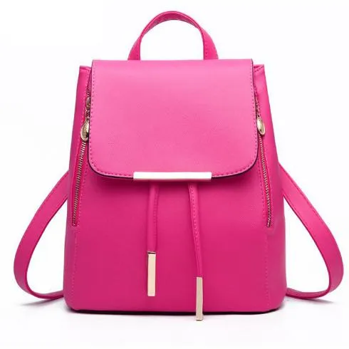 Chic Leather Backpack