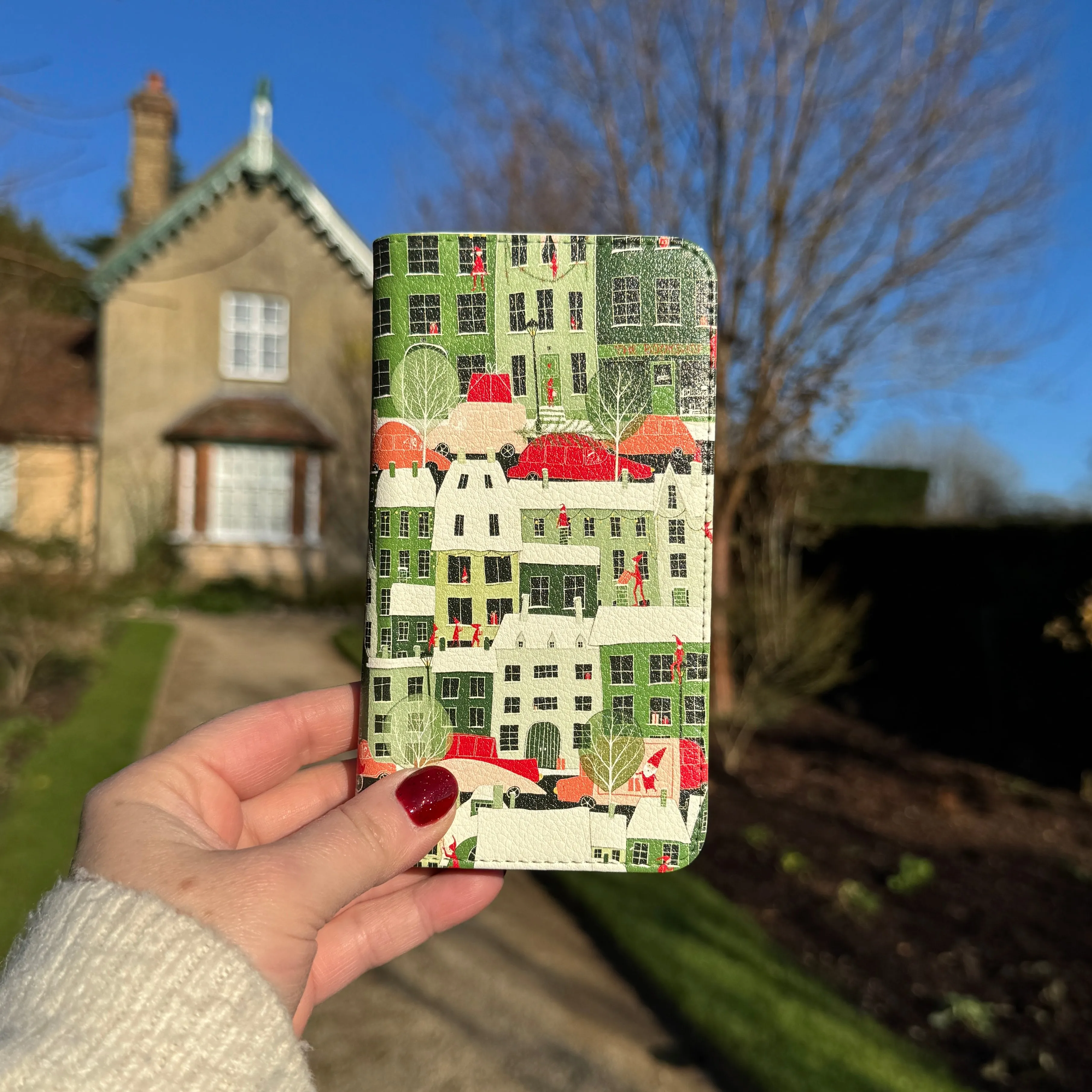Christmas City Wallet Case By Maja Lindberg