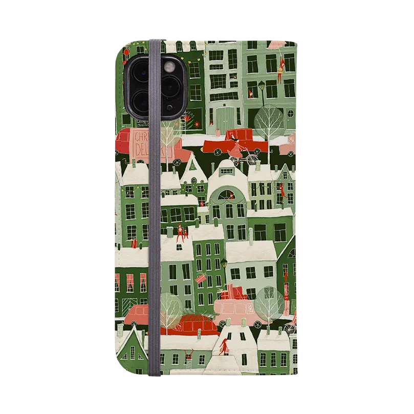 Christmas City Wallet Case By Maja Lindberg