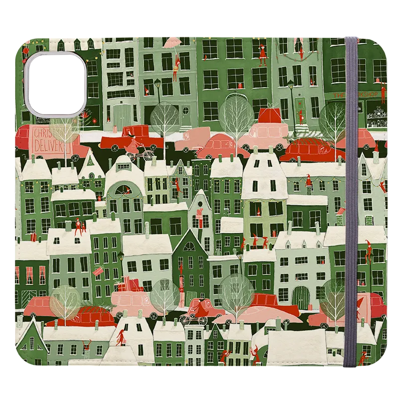 Christmas City Wallet Case By Maja Lindberg