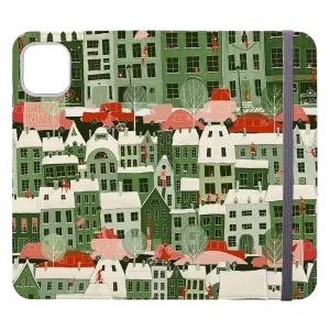 Christmas City Wallet Case By Maja Lindberg