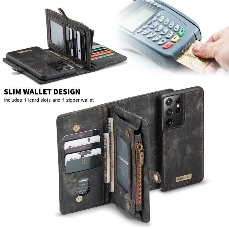 Circa Leather Flip Wallet Galaxy Case