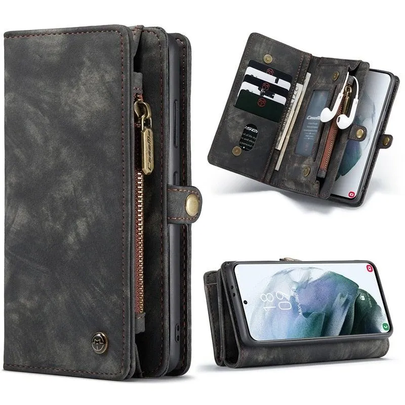 Circa Leather Flip Wallet Galaxy Case