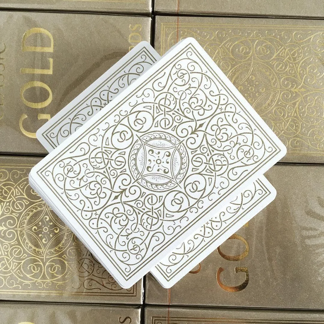 Classic Gold Playing Cards