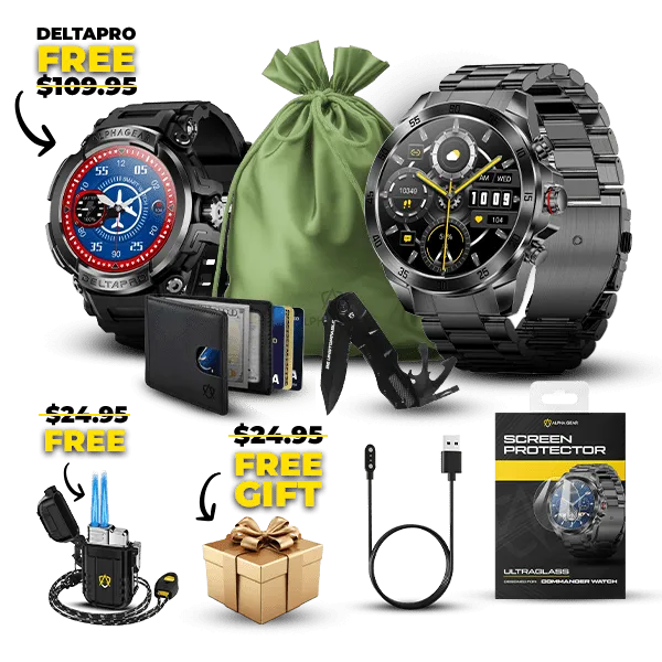 Commander Xmas Gift Package   FREE Watch