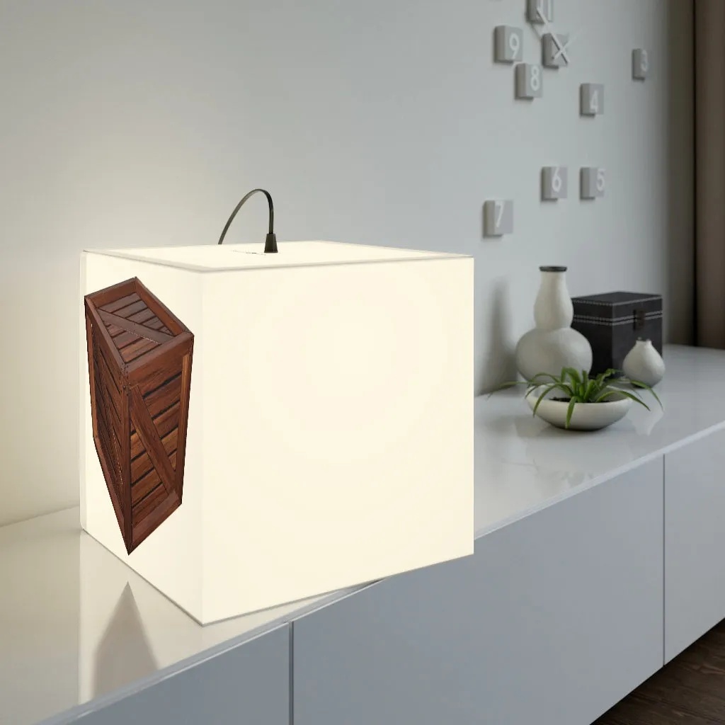 Crate Personalized Lamp