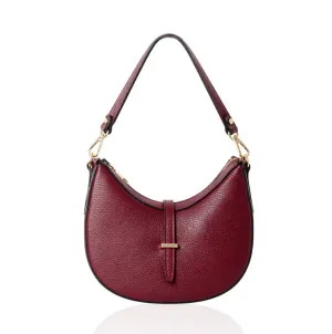 Crescent Shoulder/Crossbody Bag | Burgundy