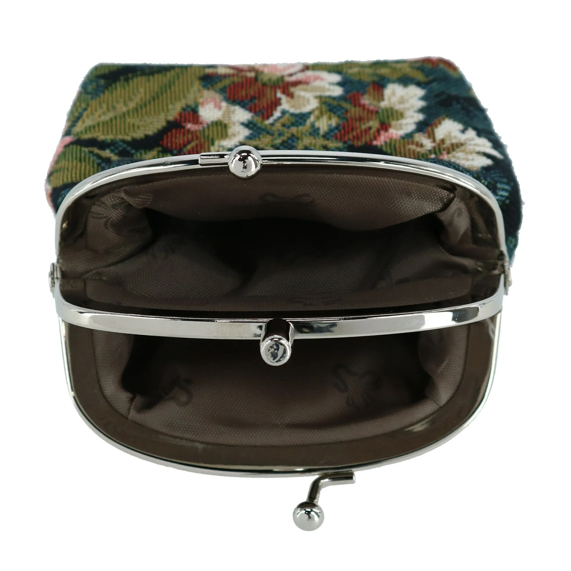 CTM® Women's Floral Print Tapestry Glasses Case and Coin Purse Set