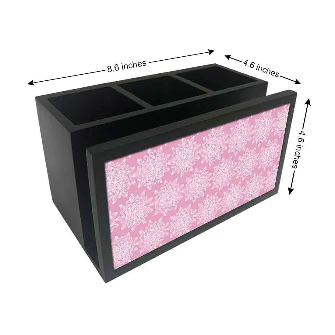 Cutlery Tissue Holder Napkin Stand -  Pink Flower